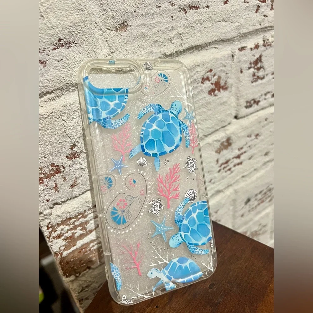 iPhone 7 Plus / 8 Plus Case Sea Turtle Design Clear Protective Cover